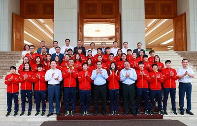 Thủ tướng Phạm Minh Chính: Bóng đá Việt Nam, trong đó có bóng đá nữ còn nhiều tiềm năng để phát triển