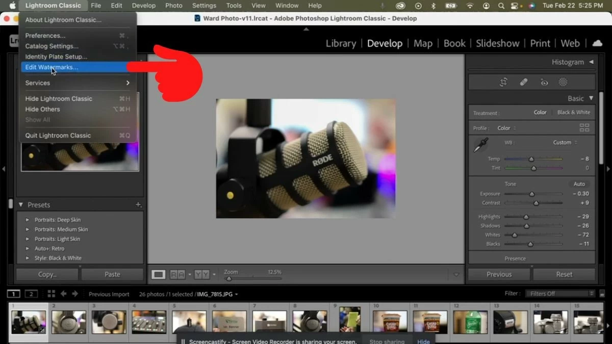 Sử dụng Lightroom MacBook cực đơn giản và dễ áp dụng