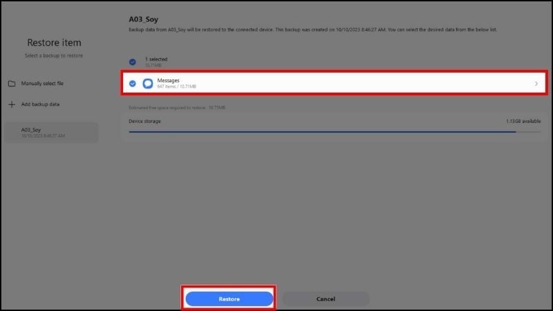 3 cách khôi phục tin nhắn SMS trên Samsung đơn giản và hiệu quả