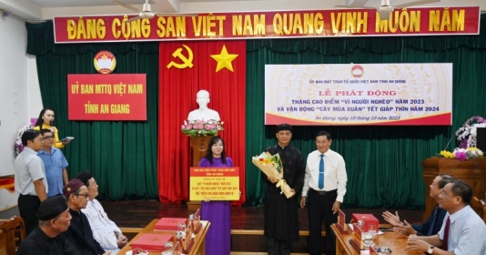 An Giang: Phát động Tháng cao điểm “Vì người nghèo” năm 2023