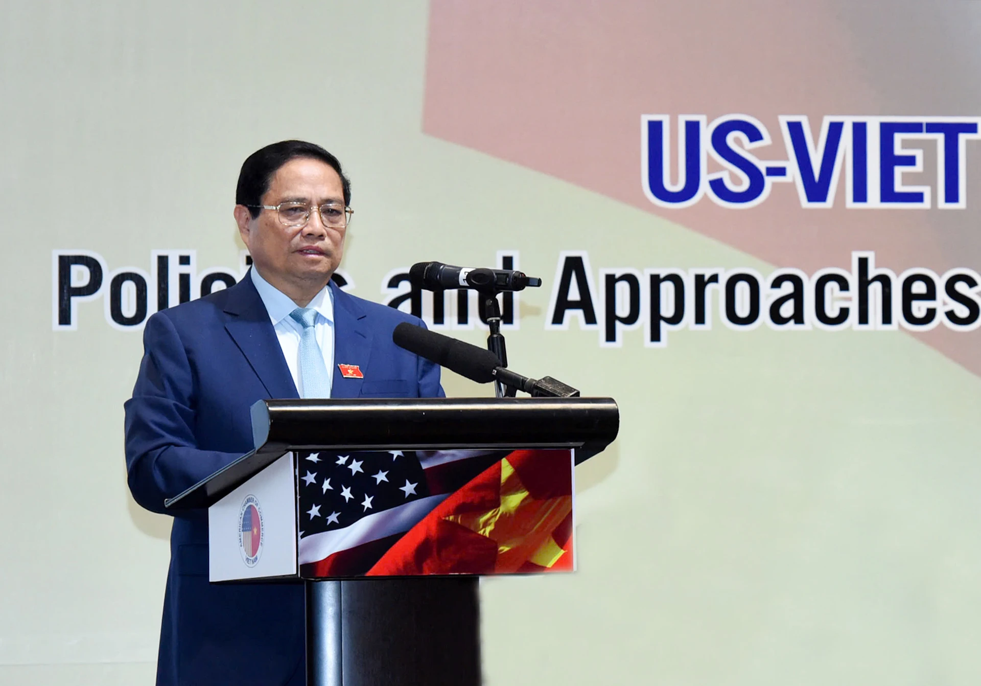 [Foto] Premierminister Pham Minh Chinh nimmt am Vietnam-US-Wirtschaftsgipfel 2024 teil. Foto 3