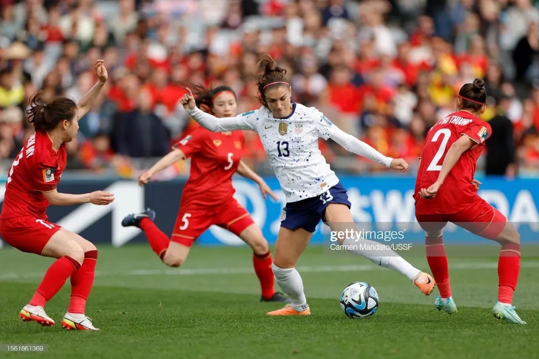 The opening match of the Vietnam women's team against the US women's team at the 2023 FIFA Women's World Cup. Source: fifawomenworldcup.