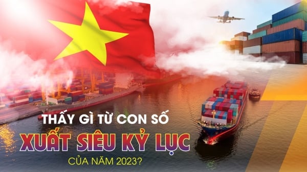 Thấy gì từ con số xuất siêu kỷ lục của năm 2023?