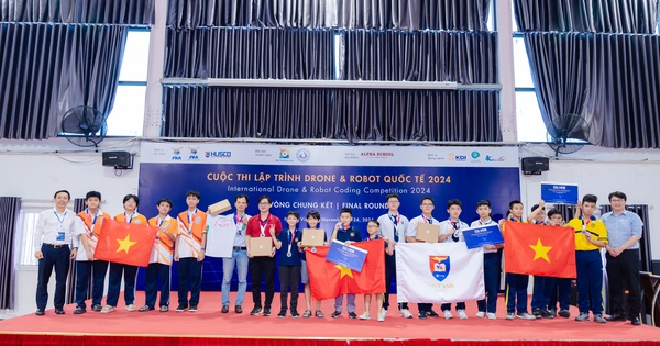 Ho Chi Minh City students win big at the 2024 International Drone and Robot Programming Competition