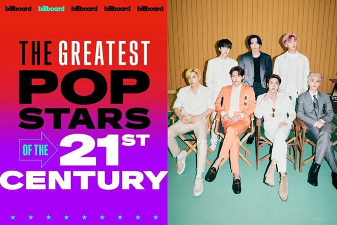 BTS nombrado las mayores estrellas del pop del siglo XXI