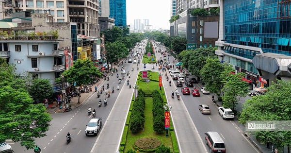 Liste des routes de Hanoi dont les trottoirs et les bandes médianes sont sur le point d'être coupés