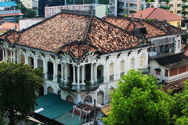 How are 13 unique ancient villas in Ho Chi Minh City being preserved?