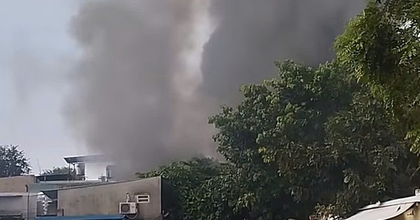 Grand incendie dans le district de Binh Tan, Ho Chi Minh-Ville