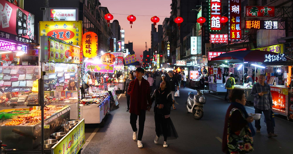 „Verloren“ auf berühmten Nachtmärkten in Taiwan