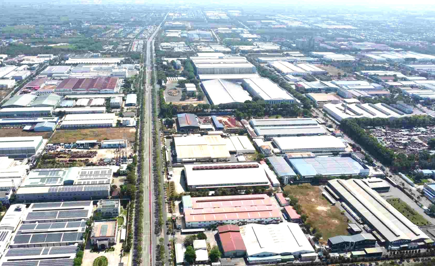 Viewing the newly established city in Binh Duong from above photo 10