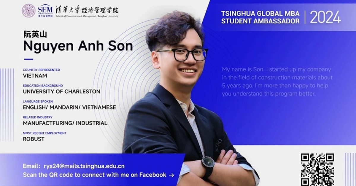 Giám đốc Gen Z giành học bổng MBA của ĐH Thanh Hoa danh giá