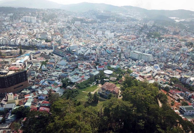 Gouverneurspalast von oben. Foto: Phuoc Tuan