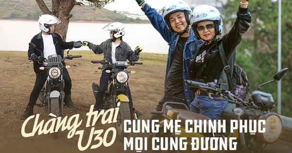 Mẹ U60 cùng con trai đi phượt hàng nghìn cây số bằng xe máy