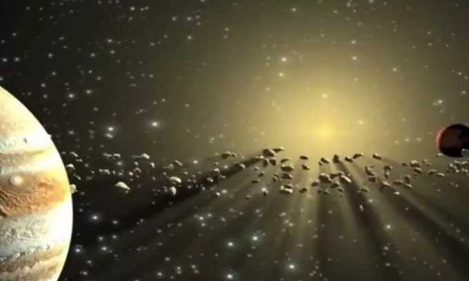 The main asteroid belt between Mars and Jupiter. Photo: News9