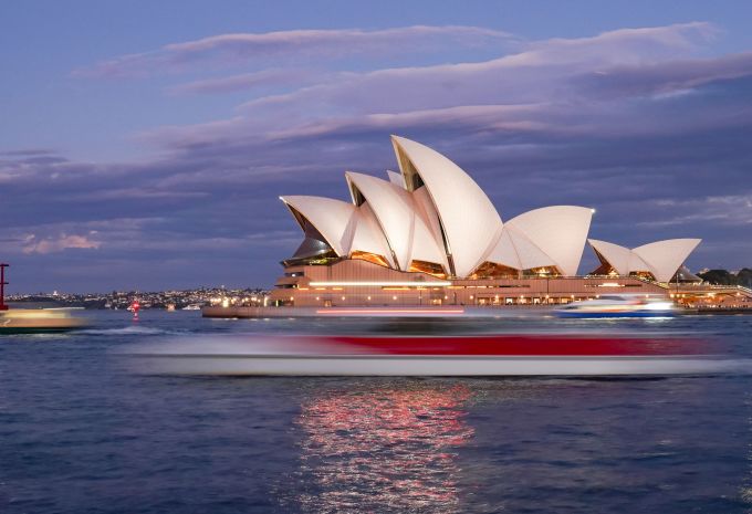 Sydney Opera House, a symbol of Sydney (Australia), where Vietjet has just launched a flight route connecting to Ho Chi Minh City since April. Photo: PHOTOGRAPHER'S NAME IS NOTICED