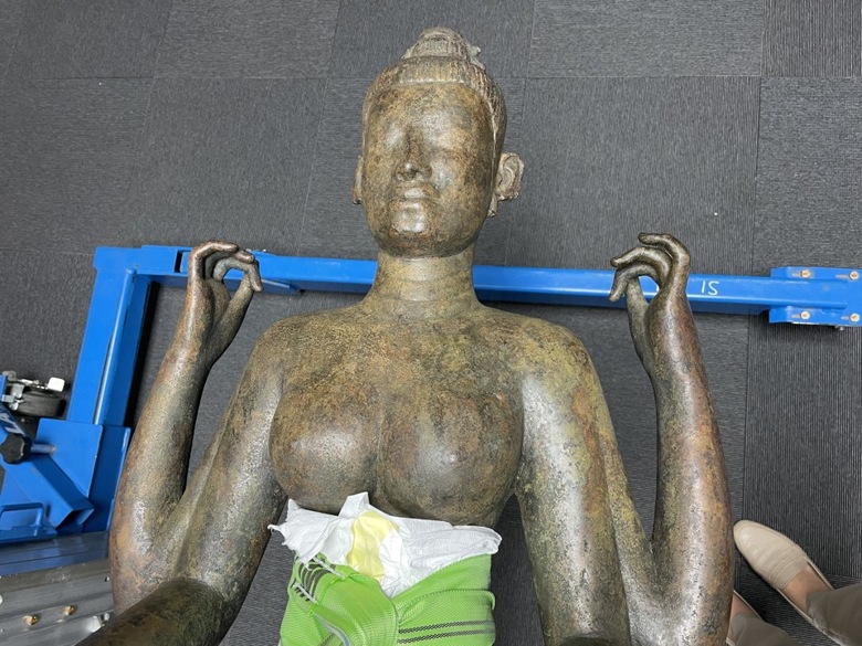 The statue of Goddess Durga returned to Vietnam, picture 3.