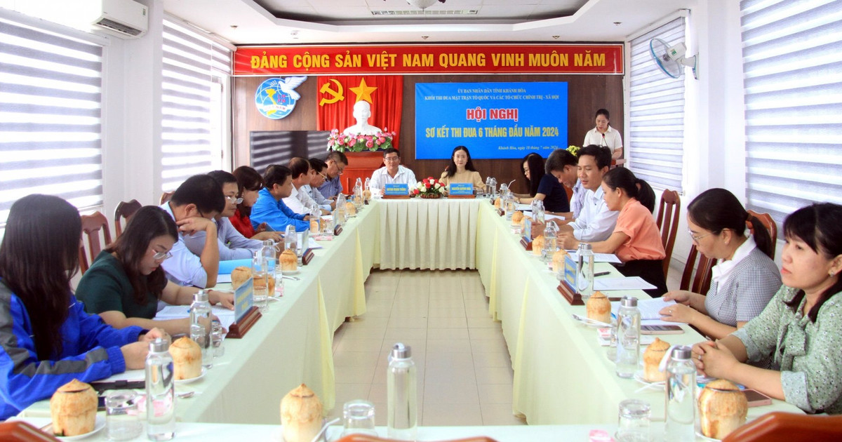 The emulation bloc of the Vietnam Fatherland Front and socio-political organizations of the province deploy tasks for the last 6 months of 2024