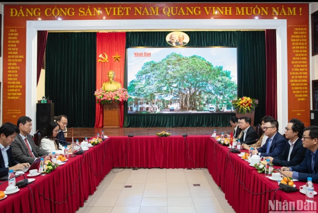 Expanding cooperation between Nhan Dan Newspaper and Vietnam News Agency image 1