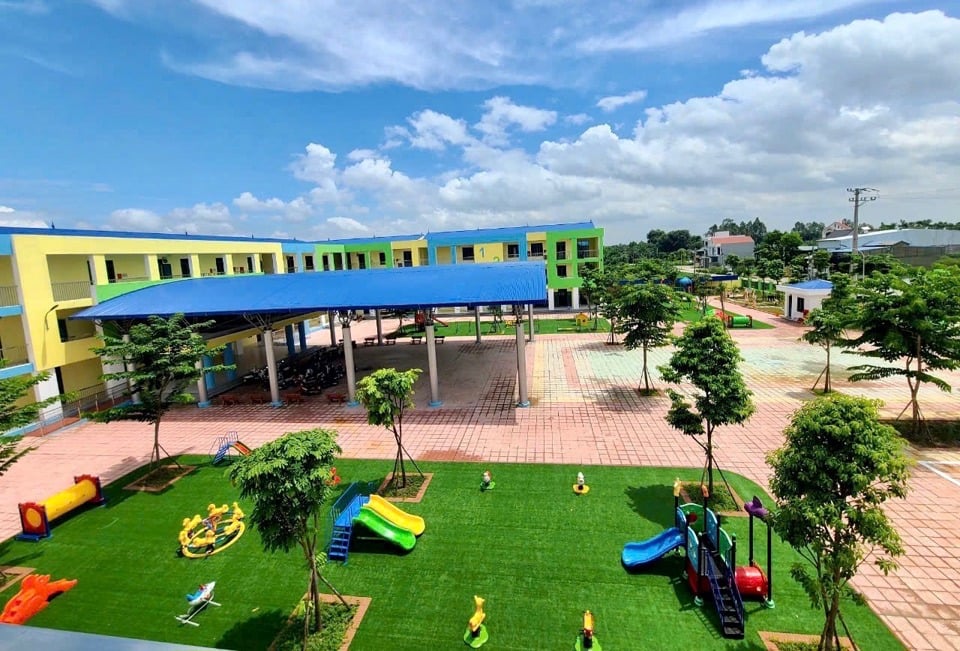 Eine Ecke des Phung Thuong Kindergartens (Bezirk Phuc Tho). Foto: Trong Tung