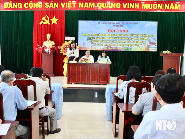 Hội thảo nâng cao chất lượng thư viện trường học trên địa bàn Tp. Phan Rang – Tháp Chàm