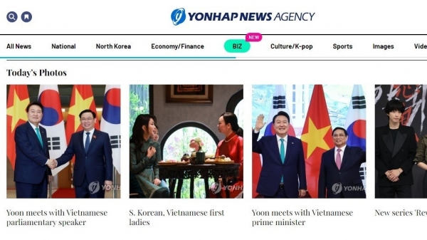 La prensa coreana informó de manera completa y vívida sobre la visita del presidente Yoon Suk Yeol a Vietnam.