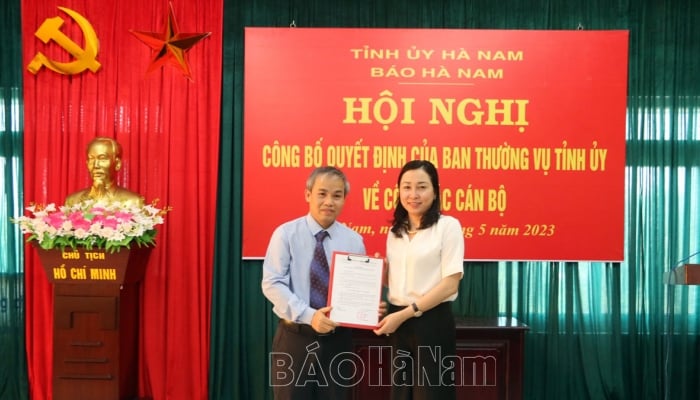 Bổ nhiệm nhà báo Nguyễn Văn Vĩnh làm Phó Tổng Biên tập Báo Hà Nam