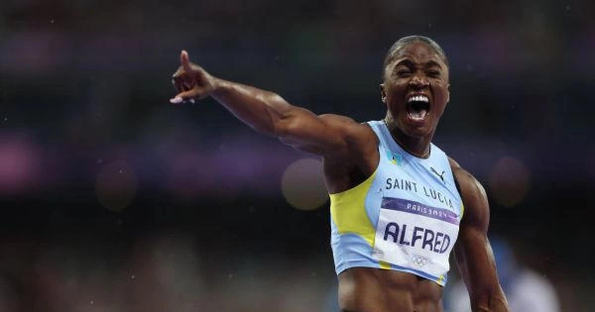 Saint Lucia, an island nation of less than 200,000 people, wins historic Olympic gold medal