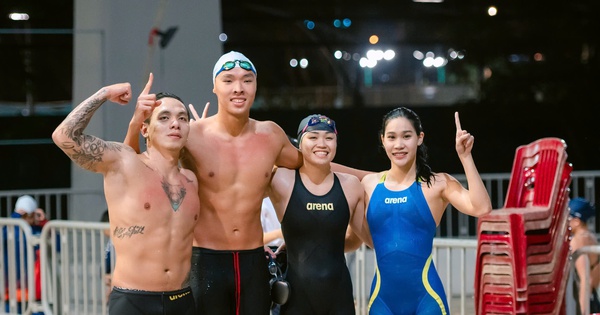 L'athlète vietnamien Luong Jeremie aide l'équipe de natation de Ho Chi Minh-Ville à regagner le trône