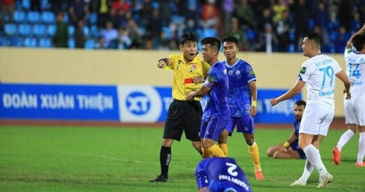 Referee who caused a stir in V-League receives a bitter ending