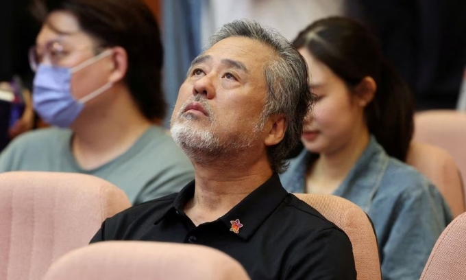 Relatives of victims of the Itaewon stampede at a court hearing in Seoul, South Korea, July 25. Photo: Reuters