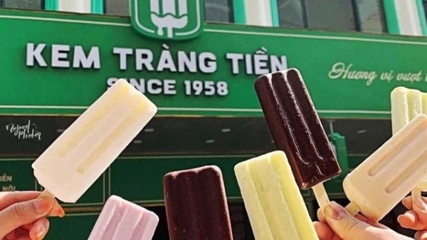 El sitio web culinario mundial distingue a Trang Tien como el 13.º lugar de venta de helados entre 100 famosos del mundo