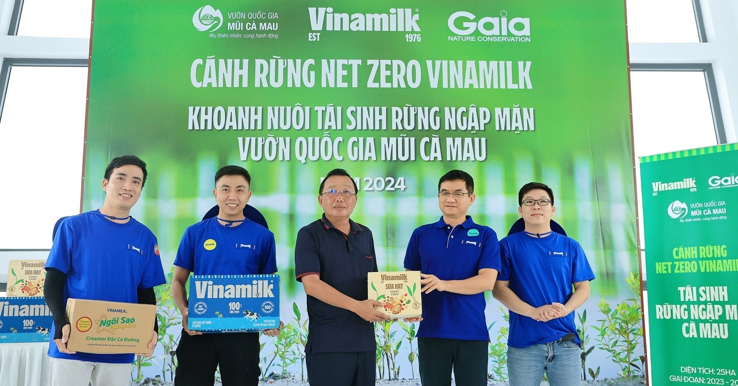 Cánh rừng Net Zero - nỗ lực của Vinamilk nhằm hình thành những bể hấp thụ carbon