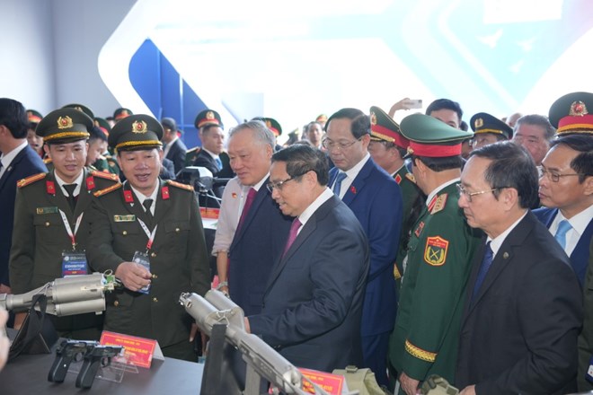 Exhibition of achievements in building national defense