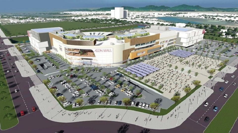 Перспектива торгового центра AEON MALL Thanh Hoa.