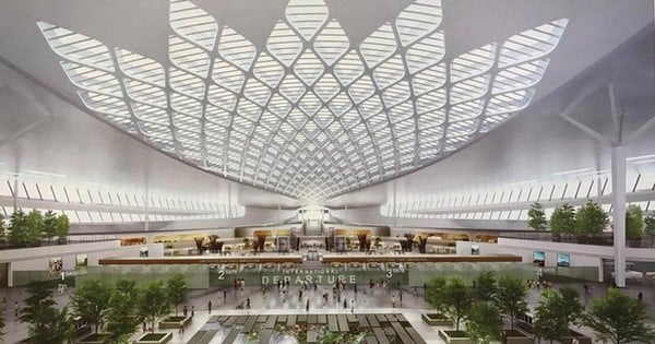 Design of Long Thanh Airport Passenger Terminal, modern and unique