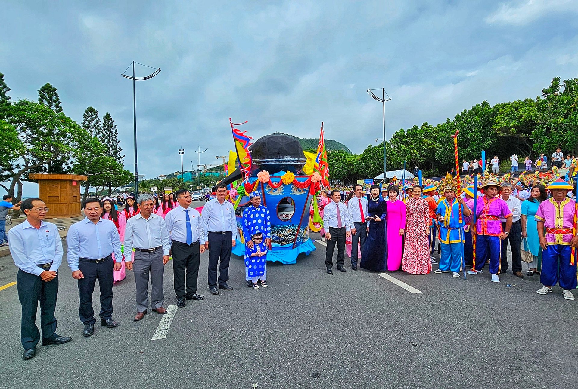 Lãnh đạo TP.Vũng Tàu và các sở, ngành chuẩn bị lễ rước Ông