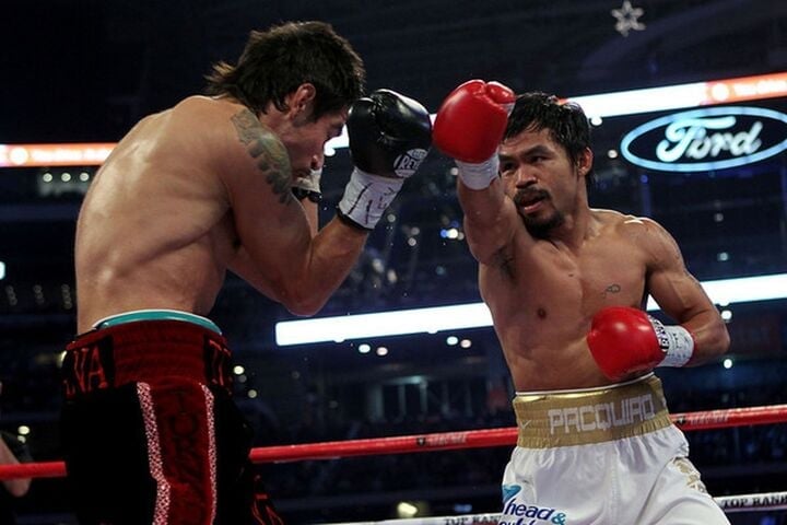 Manny Pacquiao besiegte Antonio Margarito im Jahr 2010