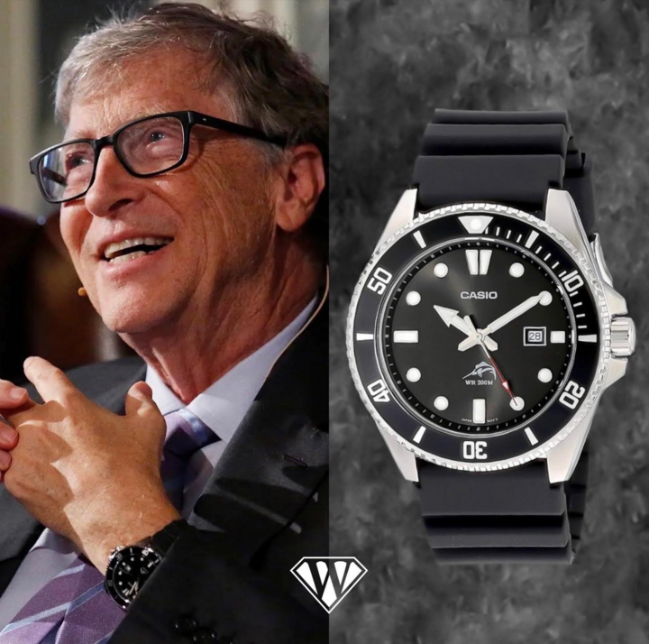 Bill Gates solía usar un Casio Duro que costaba sólo 50 dólares. (Foto: Getty)