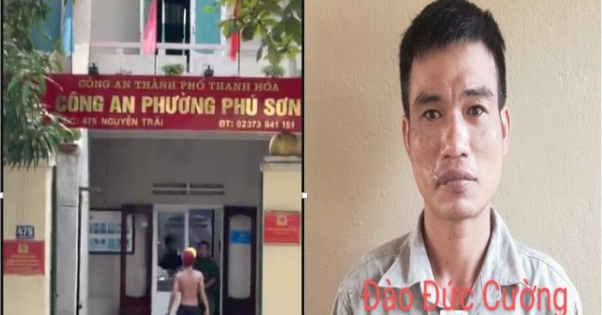 Nguyên nhân nam thanh niên ở Thanh Hóa mang tuýp sắt đến trụ sở công an gây rối