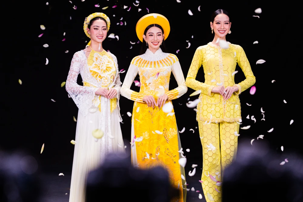 Three ambassadors of the 2024 Miss Vietnam National Contest. (Photo: Organizing Committee)