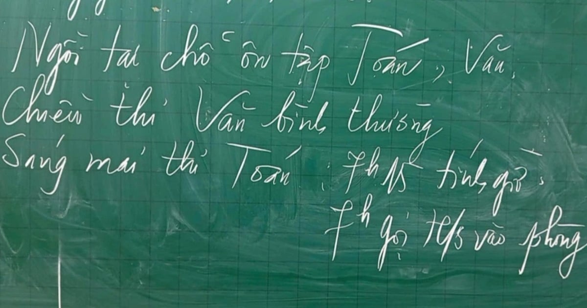 Miles de estudiantes de séptimo grado en Thai Binh tuvieron que posponer su examen de matemáticas debido a preguntas incorrectas.