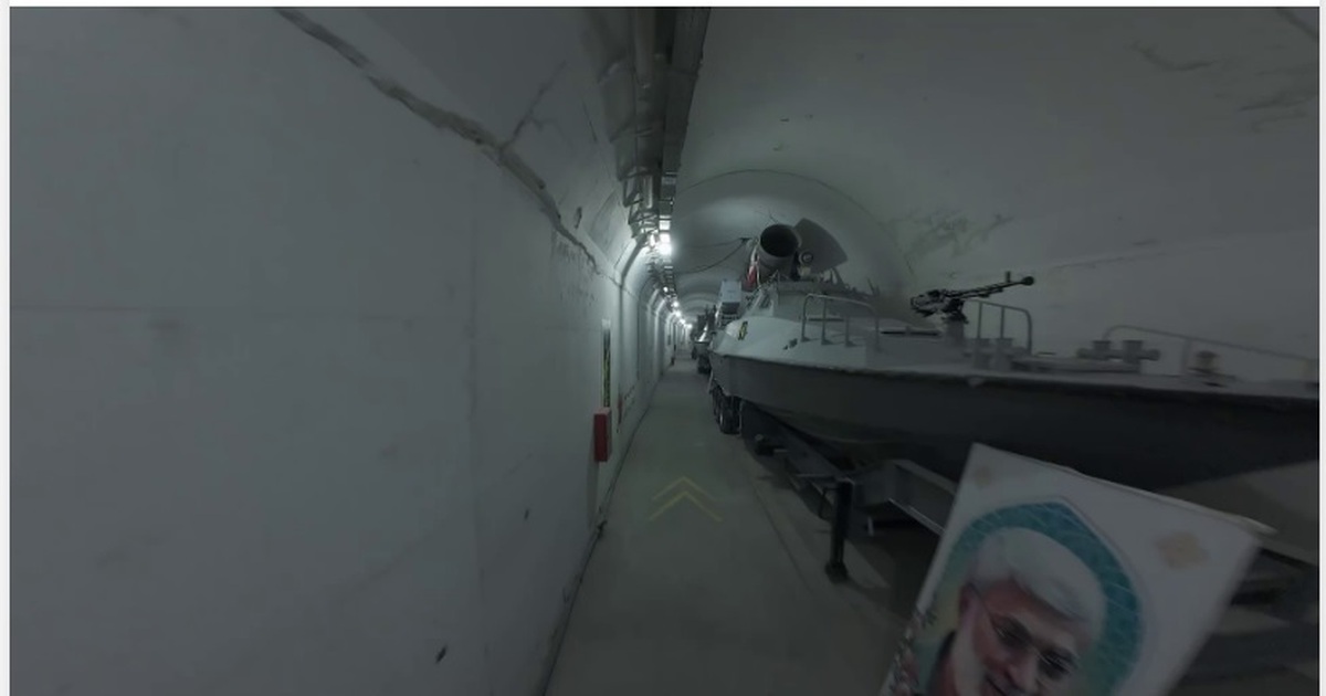 Iran's 500m deep underground naval base