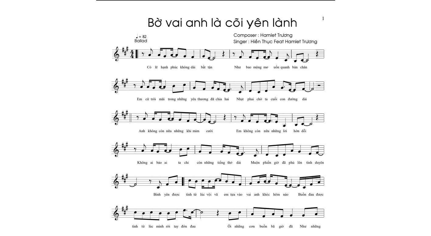 Lời ca khúc 