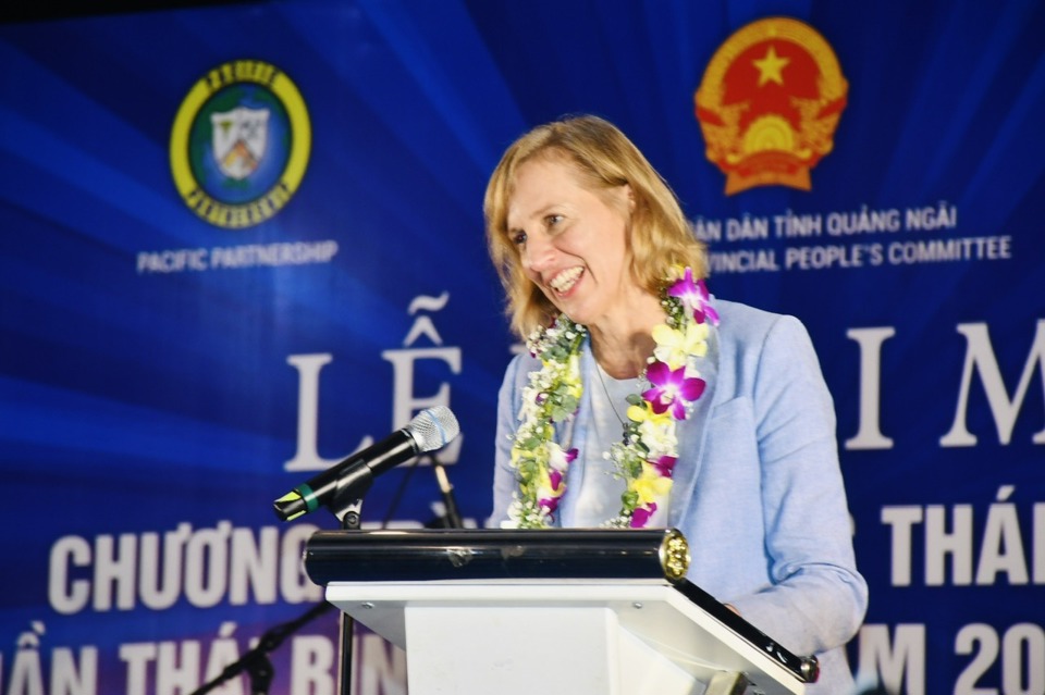 Tổng Lãnh sự Hoa Kỳ tại TP Hồ Chí Minh Susan Burns.