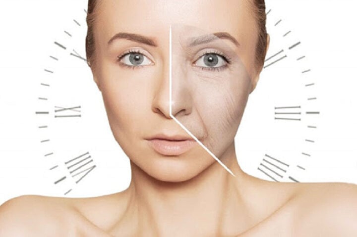 Thời gian và tuổi tác sẽ khiến quá trình sản sinh collagen kém đi.