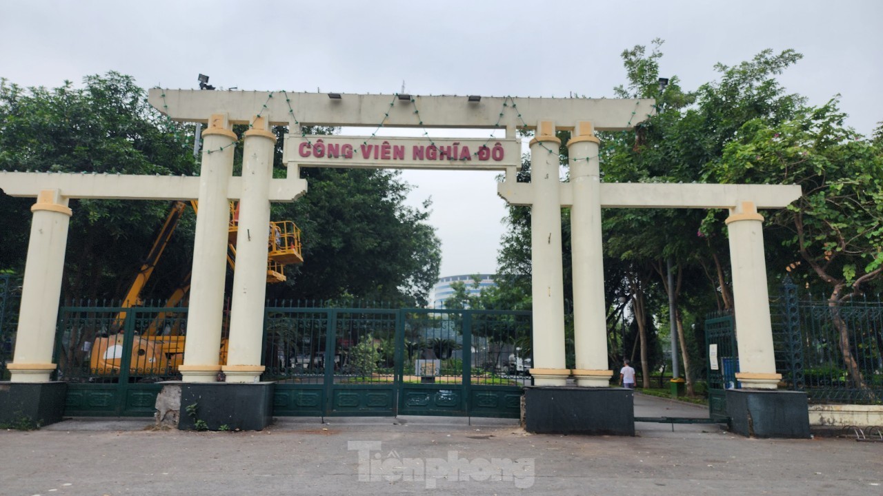 Estado actual de los parques de lento progreso en Hanoi foto 12