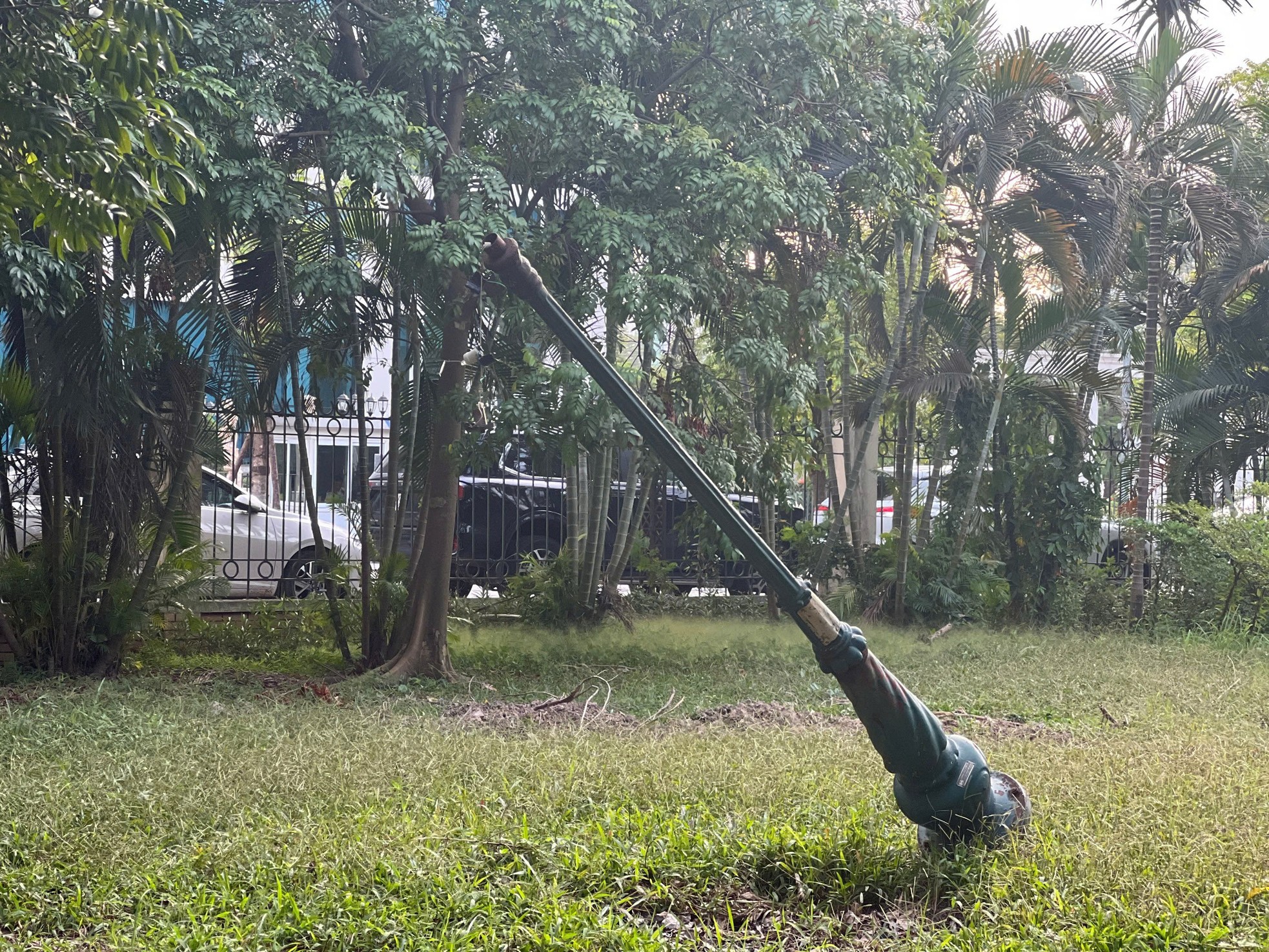 Dilapidated and degraded scenes at two large parks in Hanoi photo 10