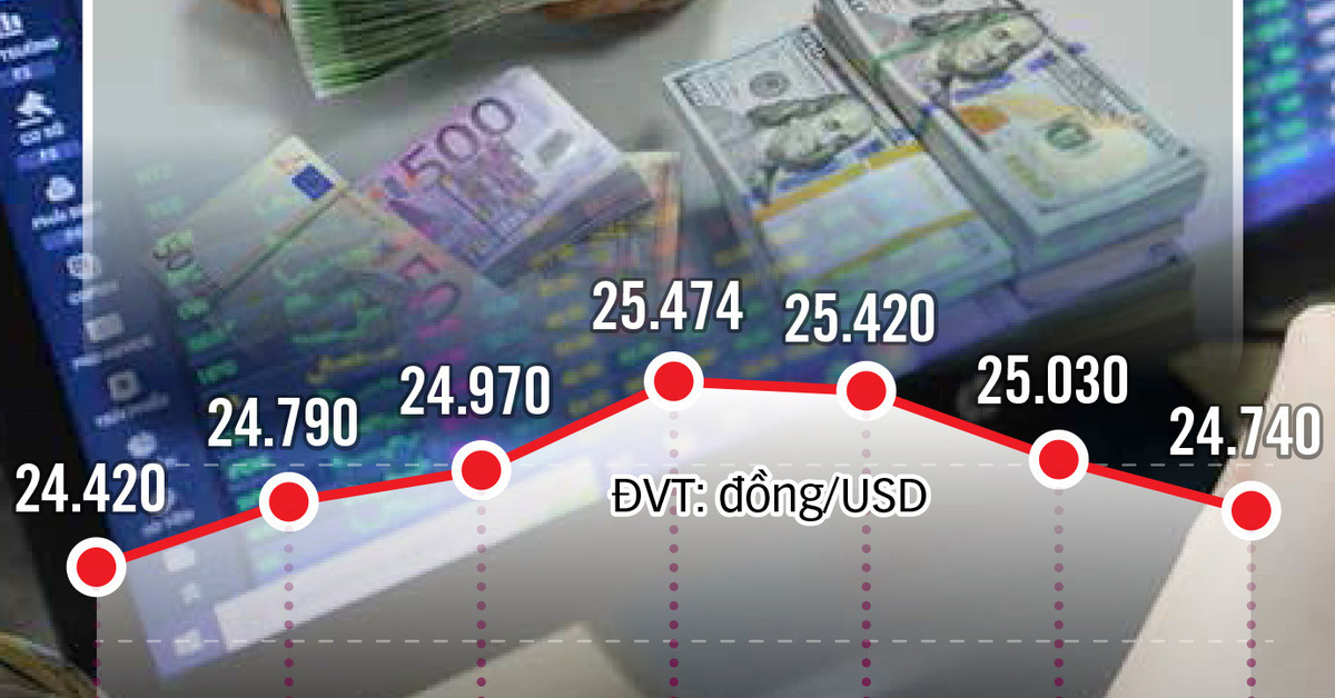 Le taux de change est « calme », le VND se renforce