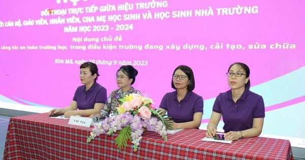 Mô hình trường đối thoại với người đứng đầu trong trường học