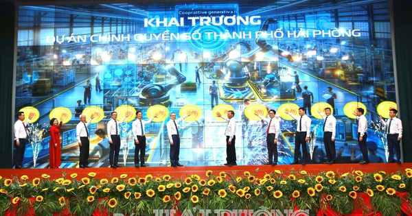 Khai trương Dự án Chính quyền số thành phố Hải Phòng